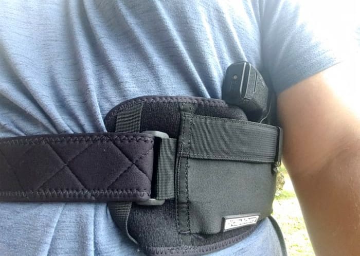  Clip & Carry STRAPT-TAC Belly Band Holster - Use with