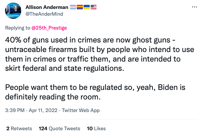ghost gun claim crime
