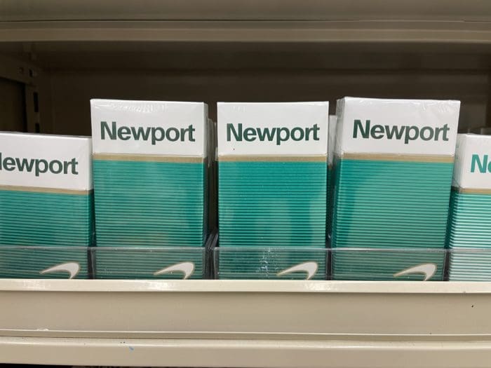 Newport menthol cigarettes