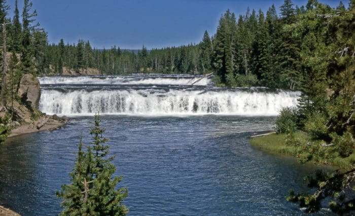 Yellowstone National Park waterfall