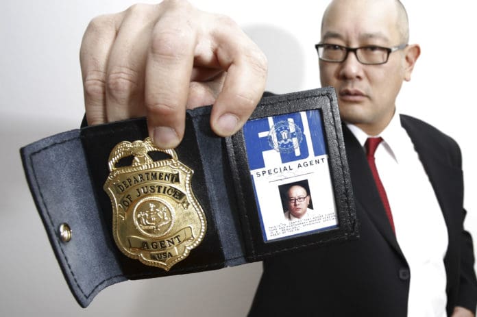 FBI agent badge