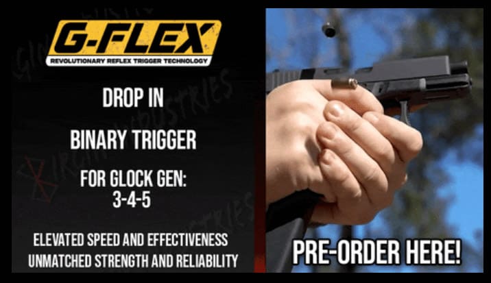 G-FLEX binary trigger for GLOCK pistols