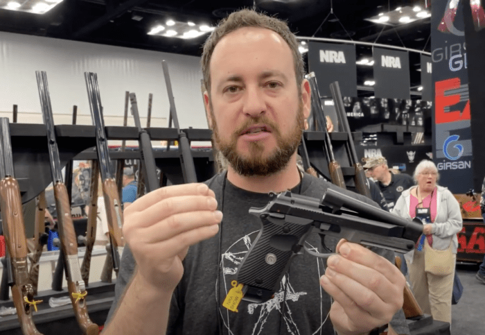 Girsan MC14T Tilt Barrel .380 ACP Pistol at NRA 2023 [VIDEO] - The ...