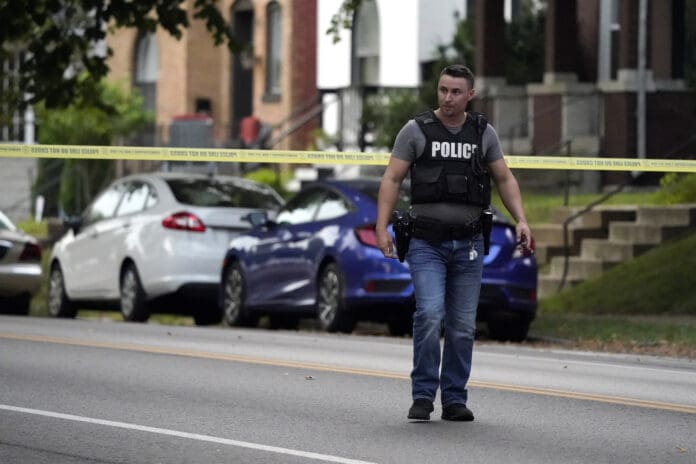 St. Louis shooting crime scene