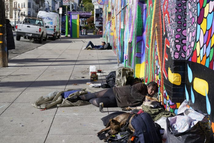 San Francisco homeless street
