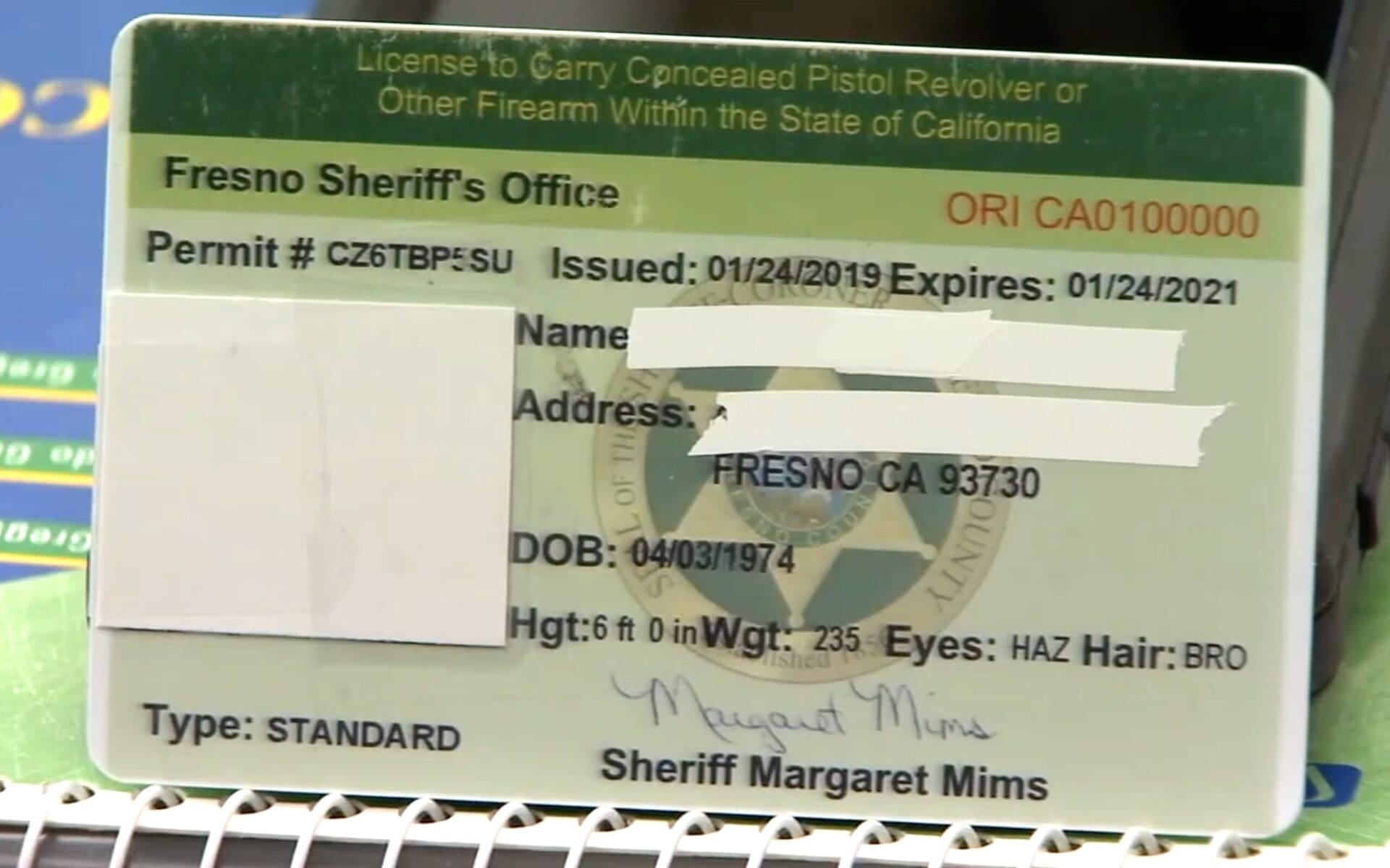 california concealed carry permit