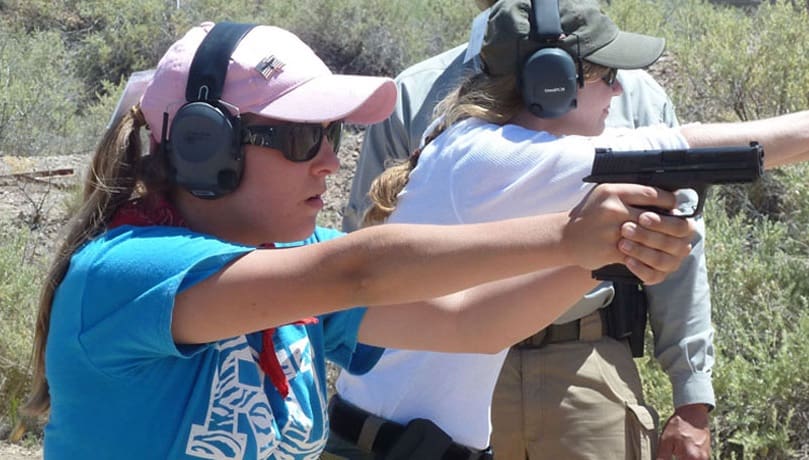 women range train training gunsite pistol