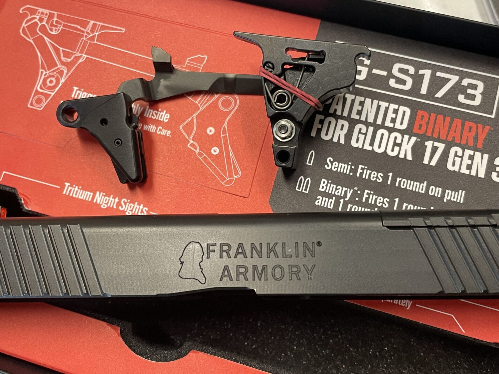 Franklin Armory G-S173 binary trigger for GLOCK Gen3