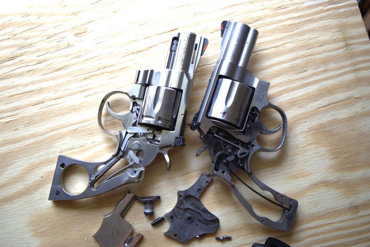 colt and smith disassembled