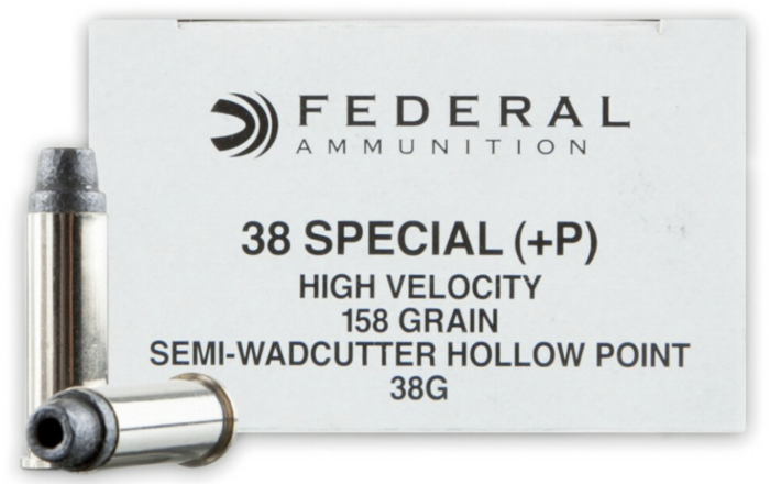 Most Powerful: Federal LE .38 Special +P 158gr LSWCHP