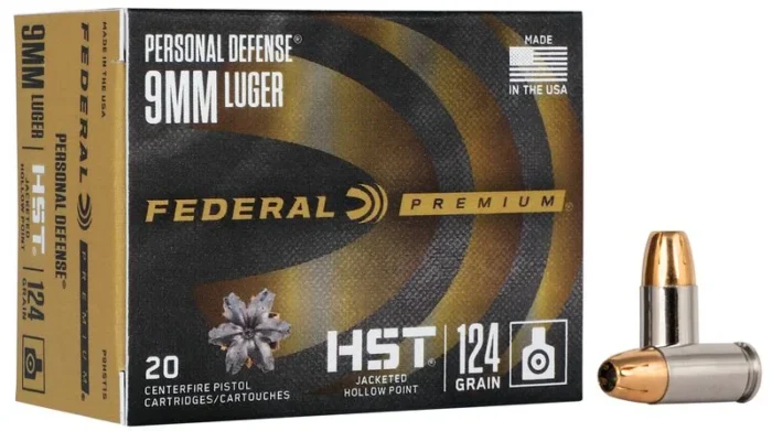 Federal Premium HST 9mm 124-grain JHP