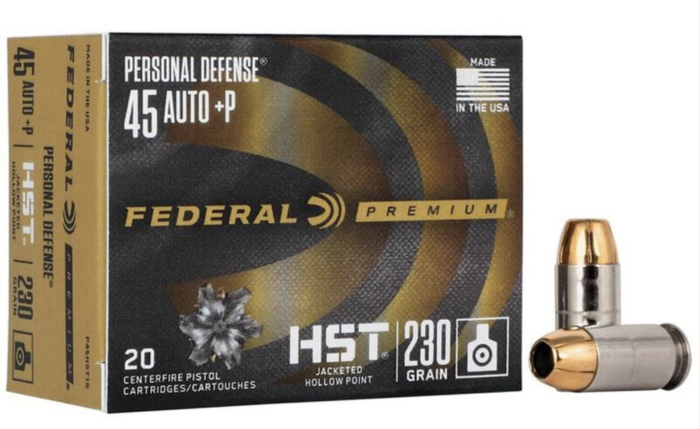 45 ACP Federal Premium HST 