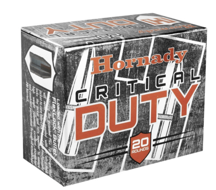 10mm Hornady Critical Duty Ammo