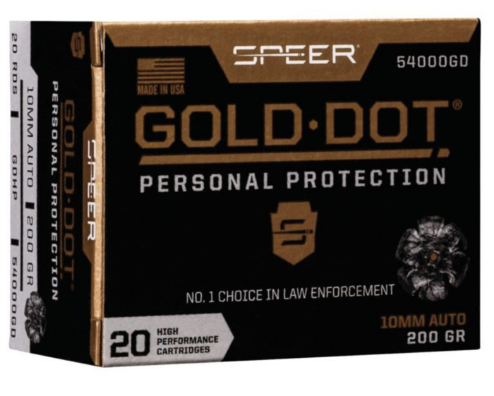 10mm Speer Gold Dot Ammo