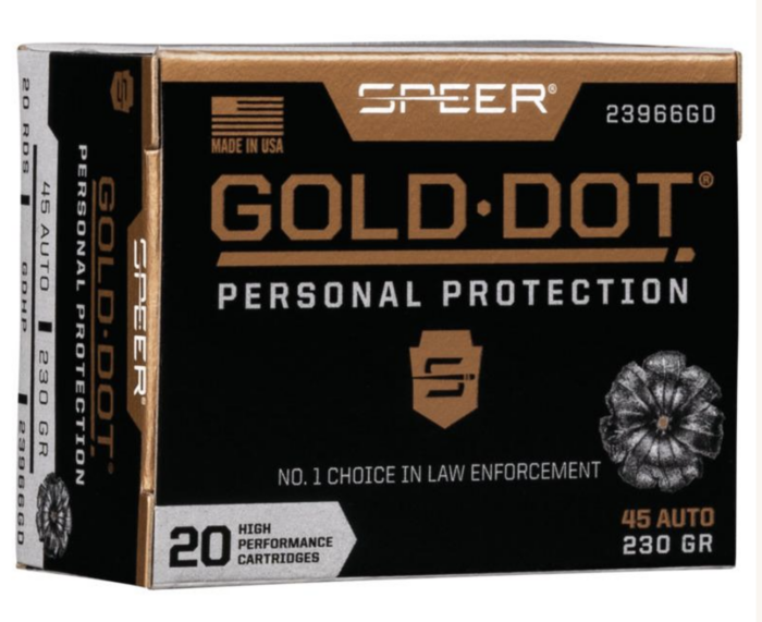 45 ACP Speer Gold Dot