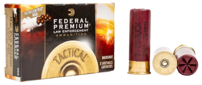 Federal LE FliteControl 8-Pellet Reduced Recoil 00 Buck